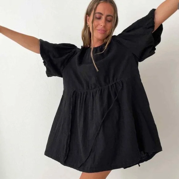 black multiway dress Goddiva Scuba & Polka Mesh Bella Bow Multiway Maxi Dress